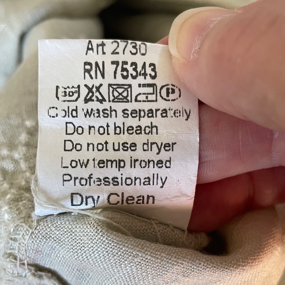 Terzo Millennio Linen Dress S Beige Embroidered Floral Shift Sleeveless Italy - Picture 11 of 11